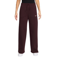 NIKE Sportswear Phoenix Fleece High-Waisted Wide-Leg Pants Red IH1011-652