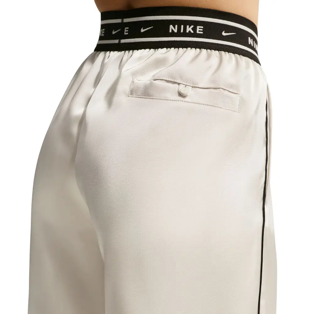 NIKE Sportswear Loose Mid-Rise Satin Pants White IH1326-072