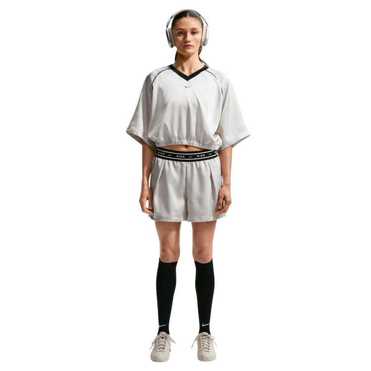 NIKE Sportswear Oversized Satin Top White IH1330-072