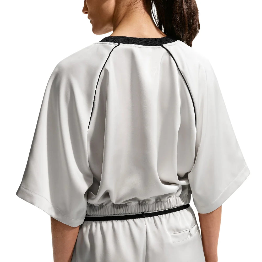 NIKE Sportswear Oversized Satin Top White IH1330-072