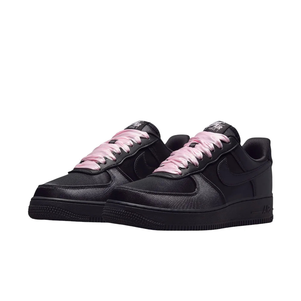 NIKE Air Force 1 Low '07 Lv8 Black Satin Sneakers IH2034-010