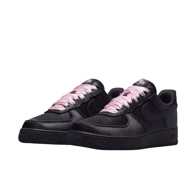NIKE Air Force 1 Low '07 Lv8 Black Satin Sneakers IH2034-010