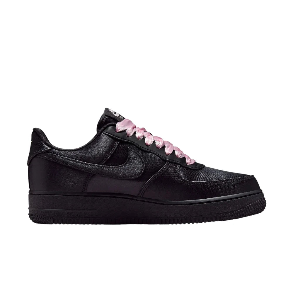 NIKE Air Force 1 Low '07 Lv8 Black Satin Sneakers IH2034-010