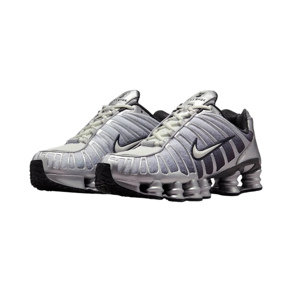 NIKE Shox TL Metallic Silver Sneakers IH4466-095