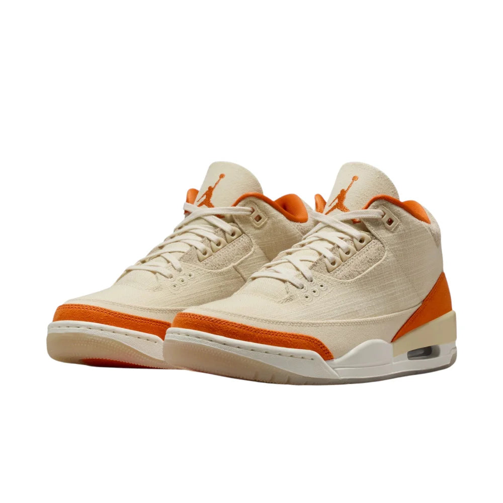 JORDAN Air Jordan 3 Retro Starfish Fossil Sneakers IH7694-200