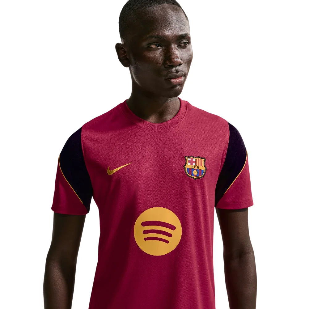 NIKE FC Barcelona Strike Nike Soccer Dri-FIT Short-Sleeve T-Shirt Red II2254-621