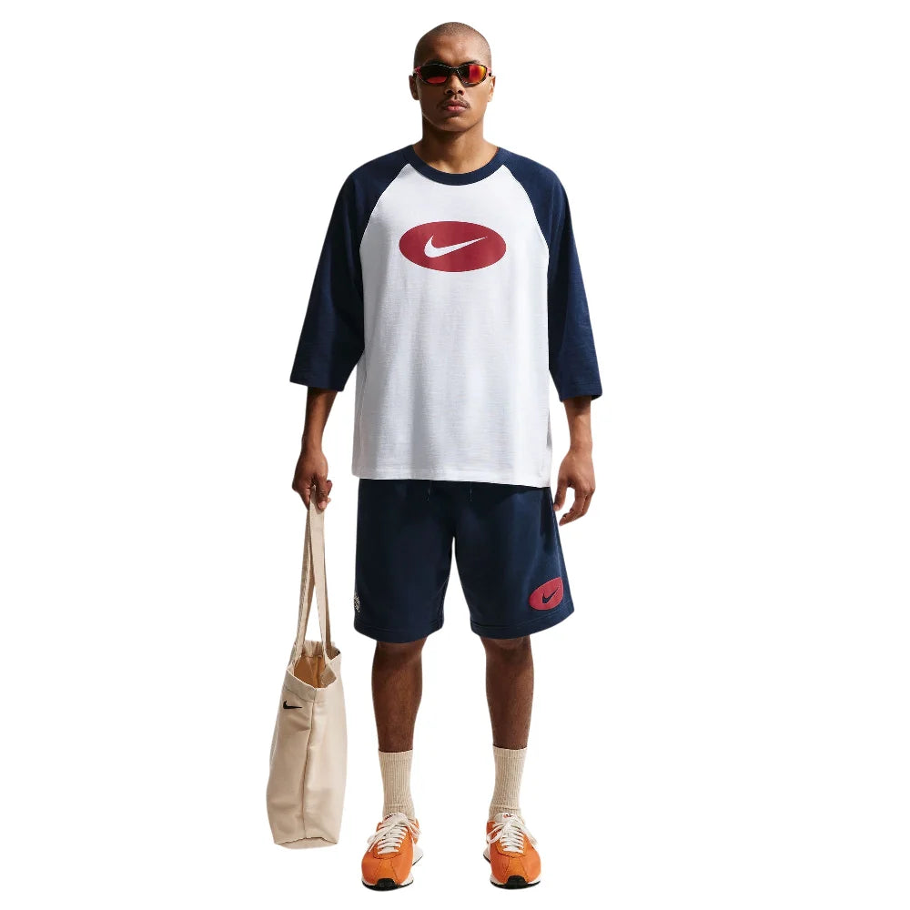 NIKE Club 3/4-Sleeve Raglan Top Blue II4254-451