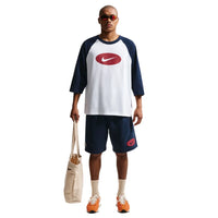 NIKE Club 3/4-Sleeve Raglan Top Blue II4254-451
