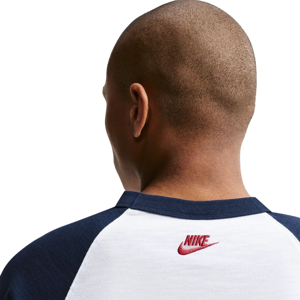 NIKE Club 3/4-Sleeve Raglan Top Blue II4254-451