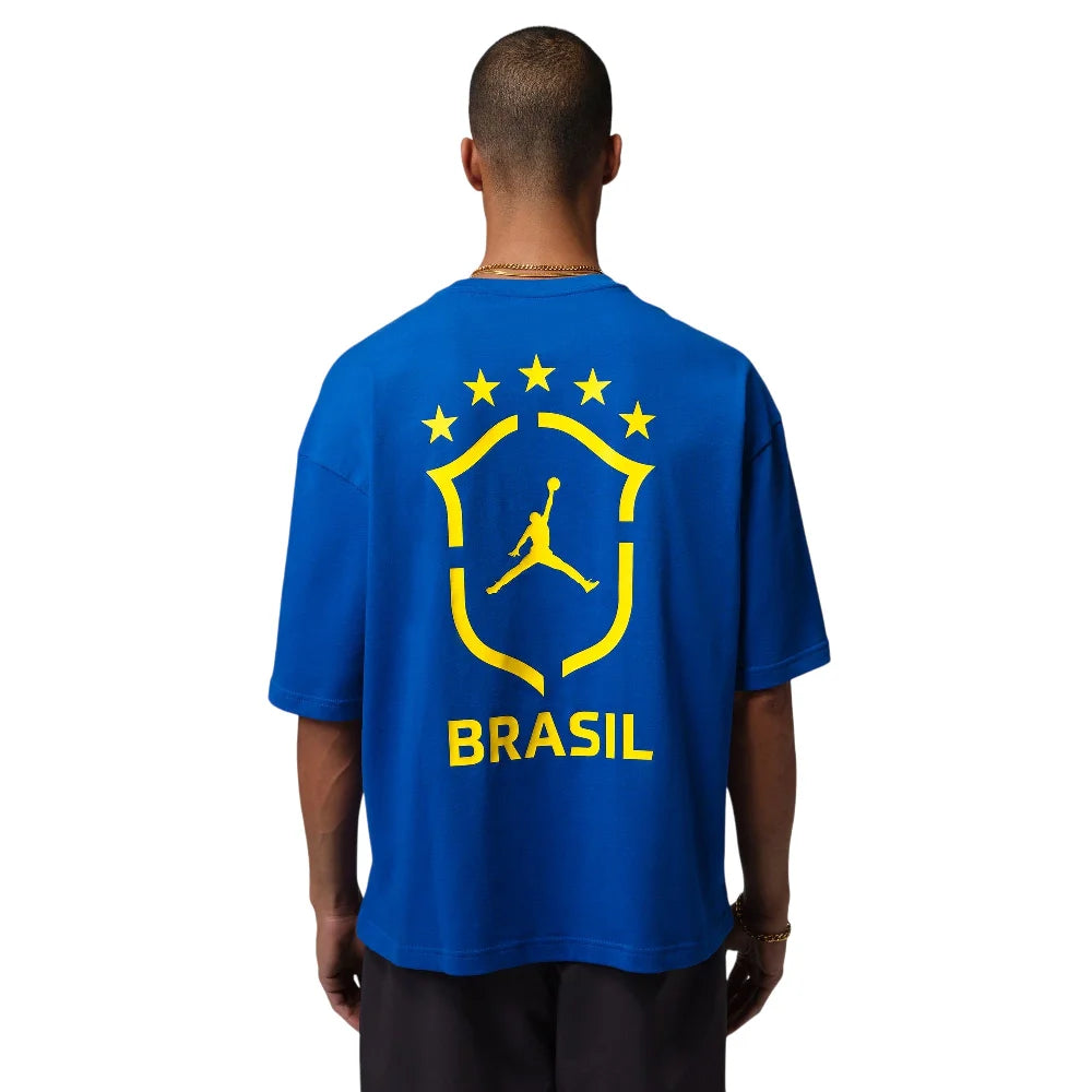 JORDAN Air Jordan 85 Oversized Graphic Crew-Neck Sweatshirt Blue II5389-417