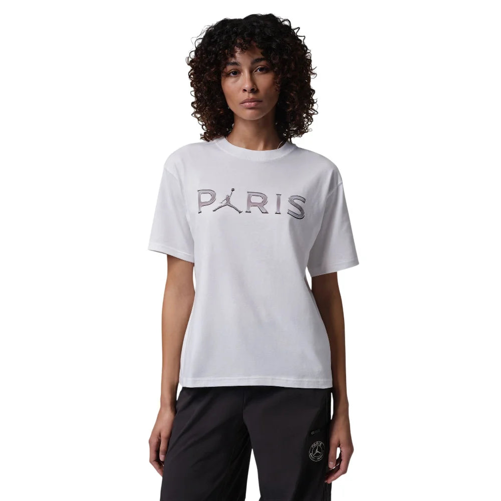 JORDAN Paris Saint-Germain Graphic Girlfriend T-Shirt White II7221-100