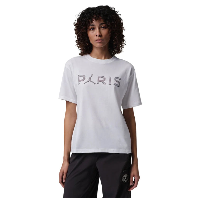 JORDAN Paris Saint-Germain Graphic Girlfriend T-Shirt White II7221-100