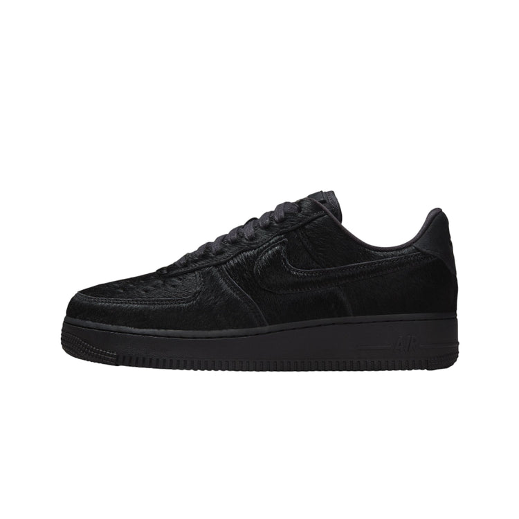 NIKE Air Force 1 07 Low Pony Hair Black Sneakers II7398-001
