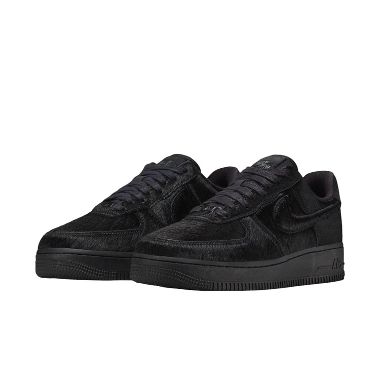 NIKE Air Force 1 07 Low Pony Hair Black Sneakers II7398-001