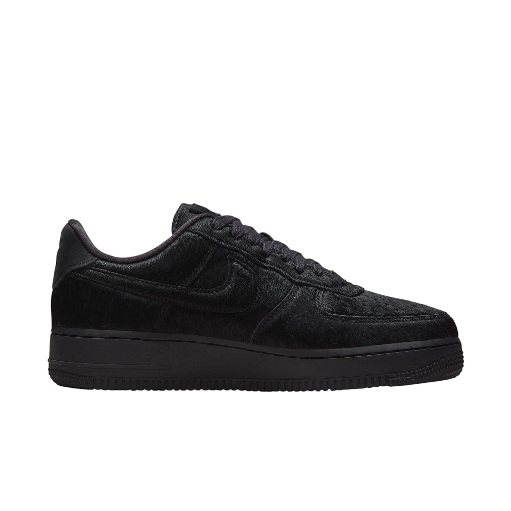 NIKE Air Force 1 07 Low Pony Hair Black Sneakers II7398-001