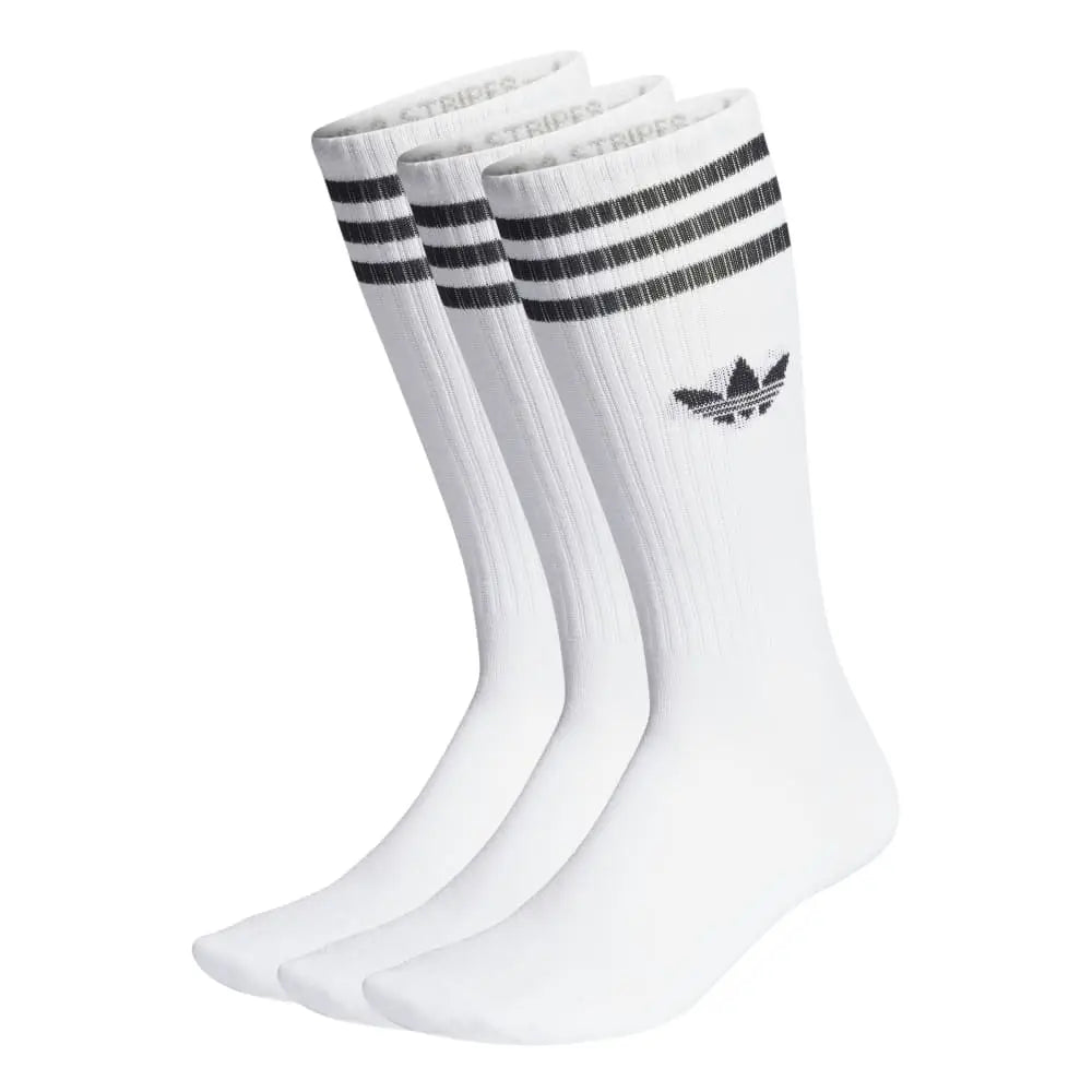 ADIDAS Solid Crew Socks White (3 Pairs) IJ0734