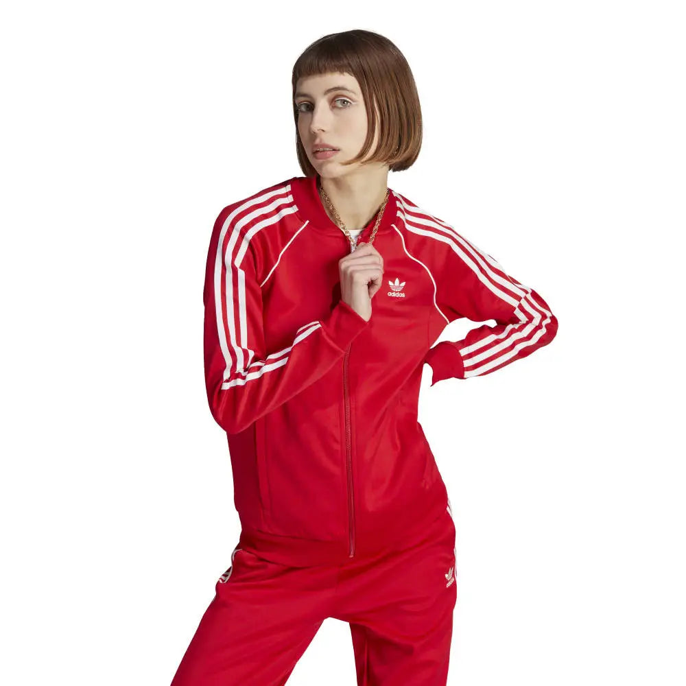 ADIDAS SST Classic Track Jacket Red IK4032