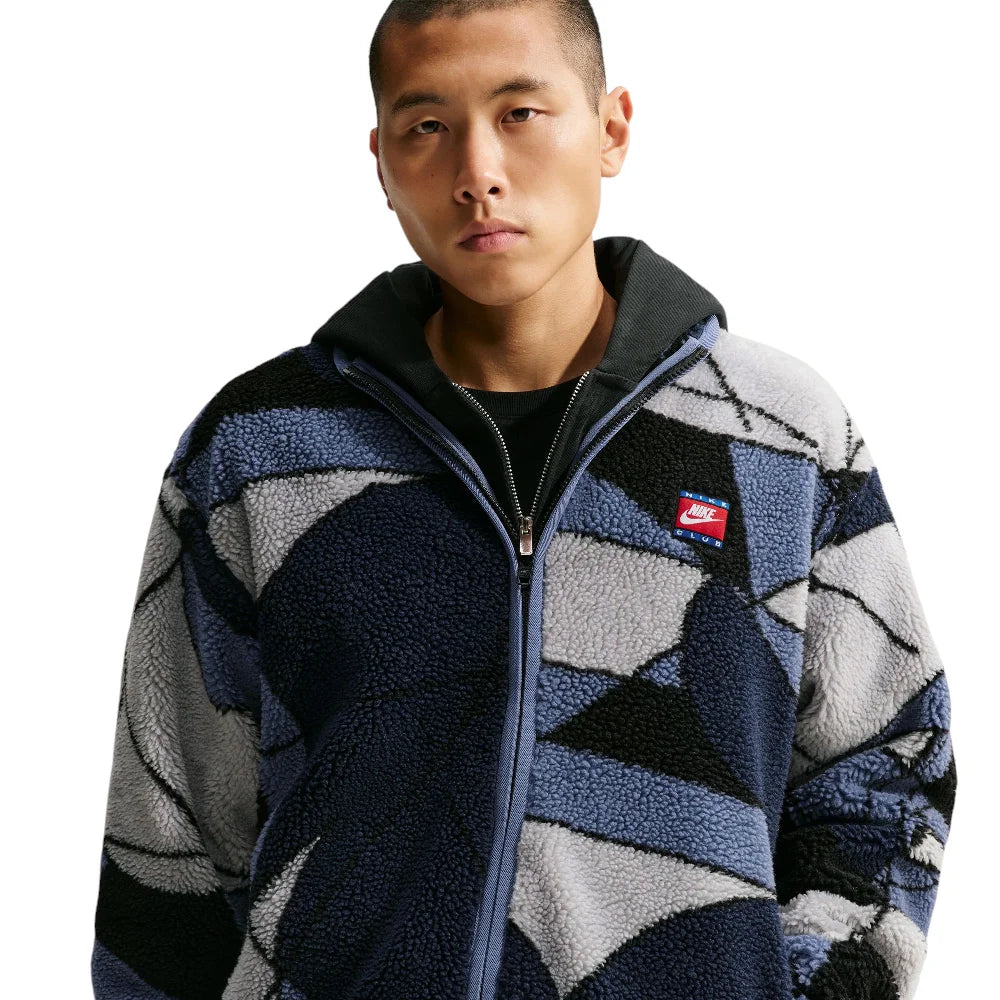 NIKE Club Winterized Fleece Full-Zip Jacket Blue IM5857-491