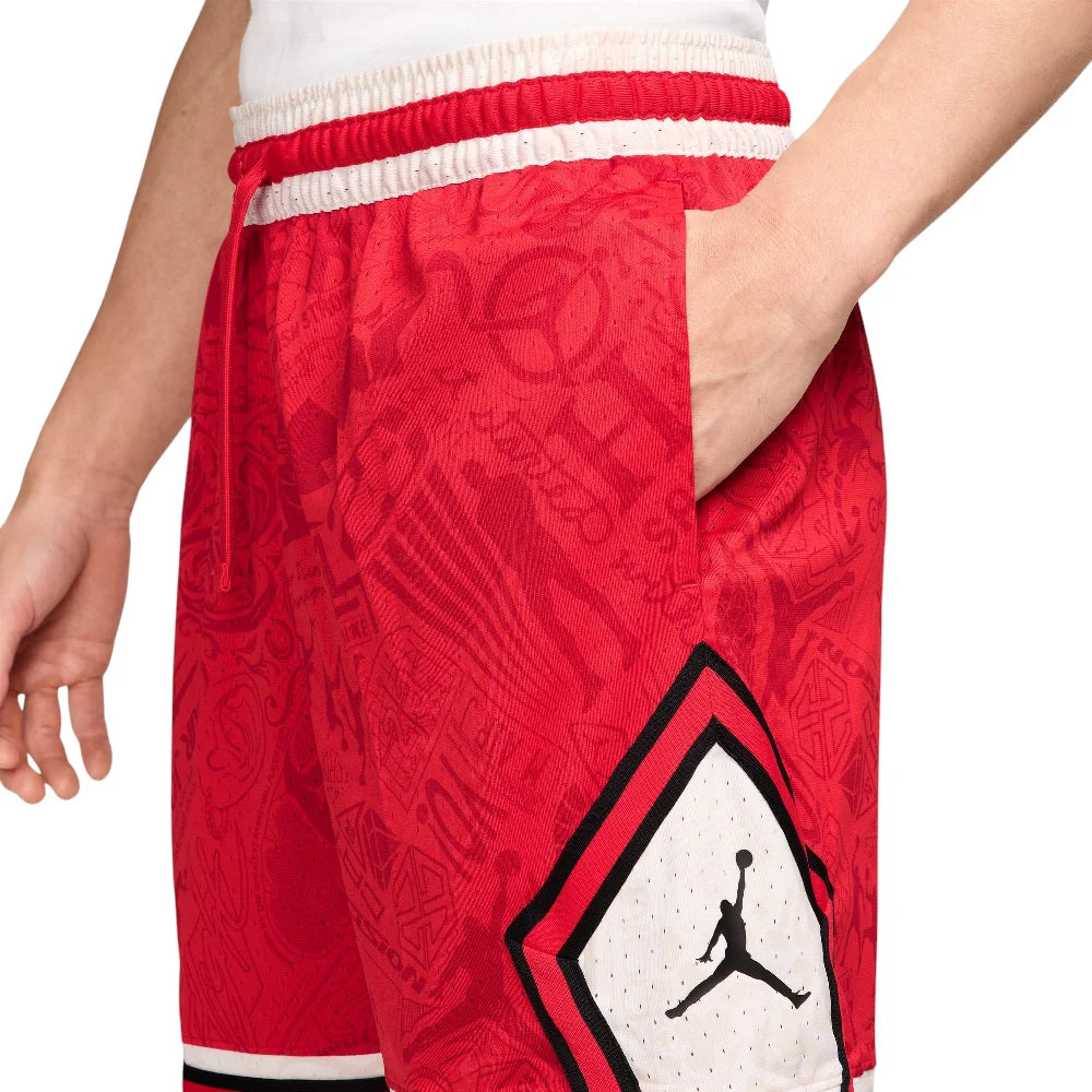 JORDAN Sport Dri-FIT Diamond Shorts Red IM7768-657