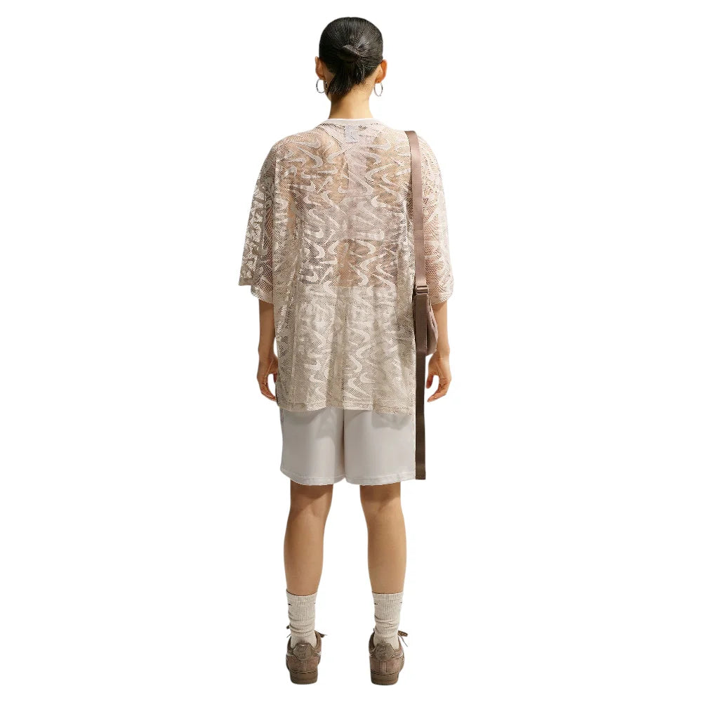 NIKE Sportswear Chill Lace Loose Mid-Rise Shorts Beige IM8385-072
