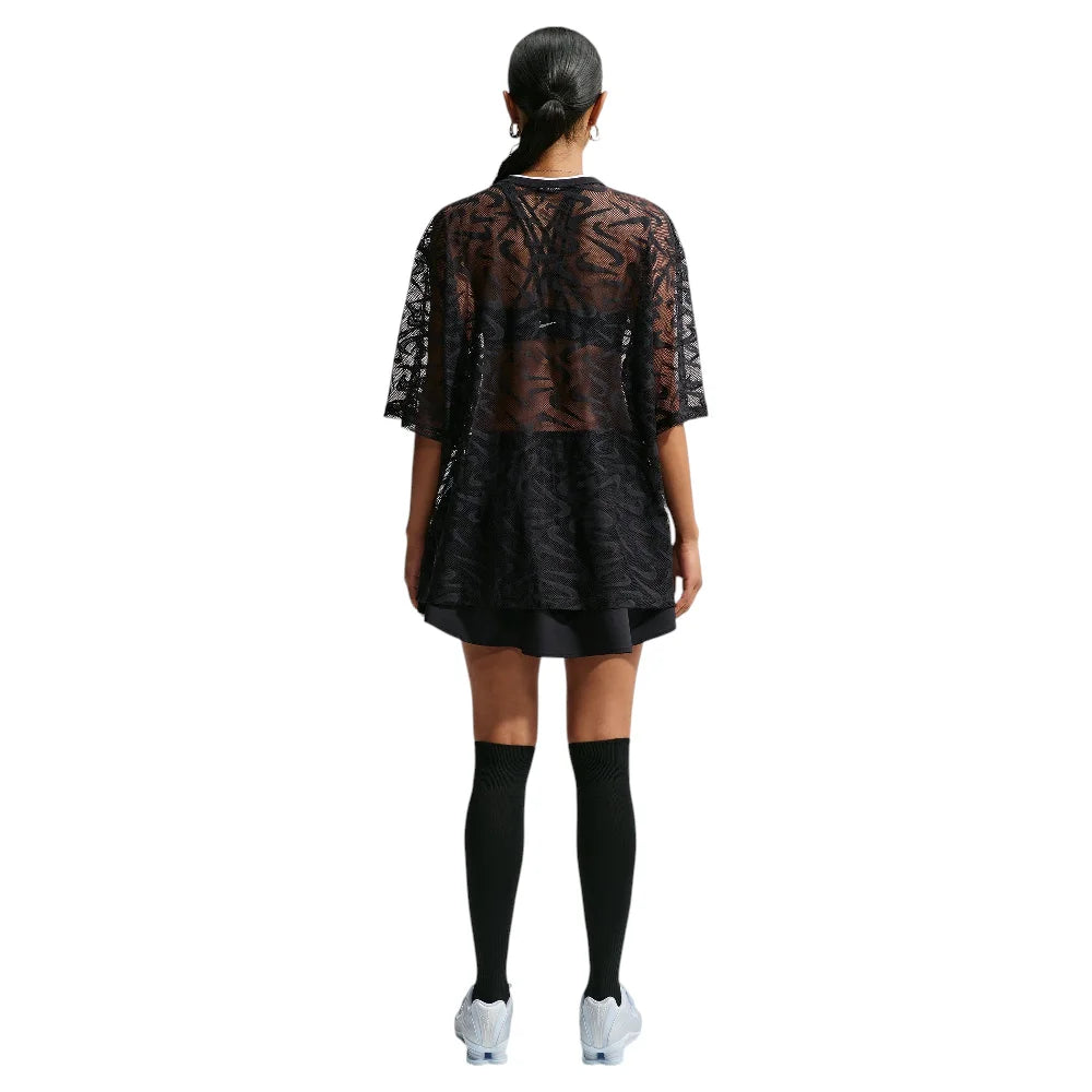 NIKE Sportswear Chill Lace Oversized Jersey Black IM8387-010