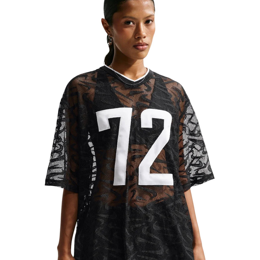 NIKE Sportswear Chill Lace Oversized Jersey Black IM8387-010