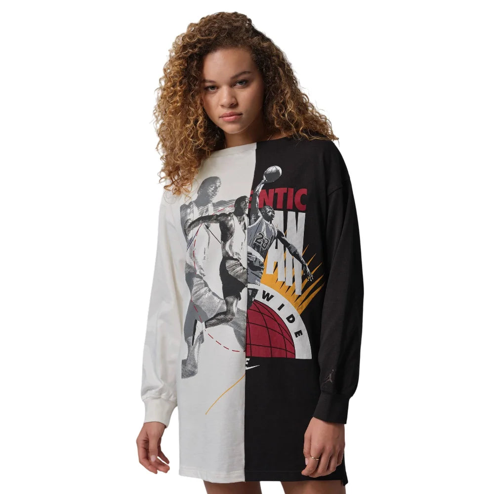 JORDAN Flight Graphic Dress White IO3100-133