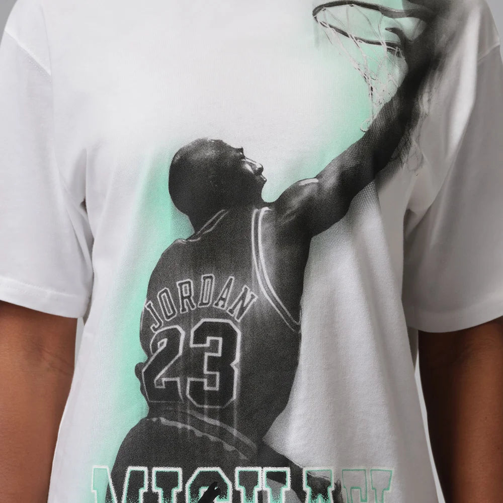 JORDAN Sport Heritage Dri-FIT Graphic T-Shirt White IO8722-101