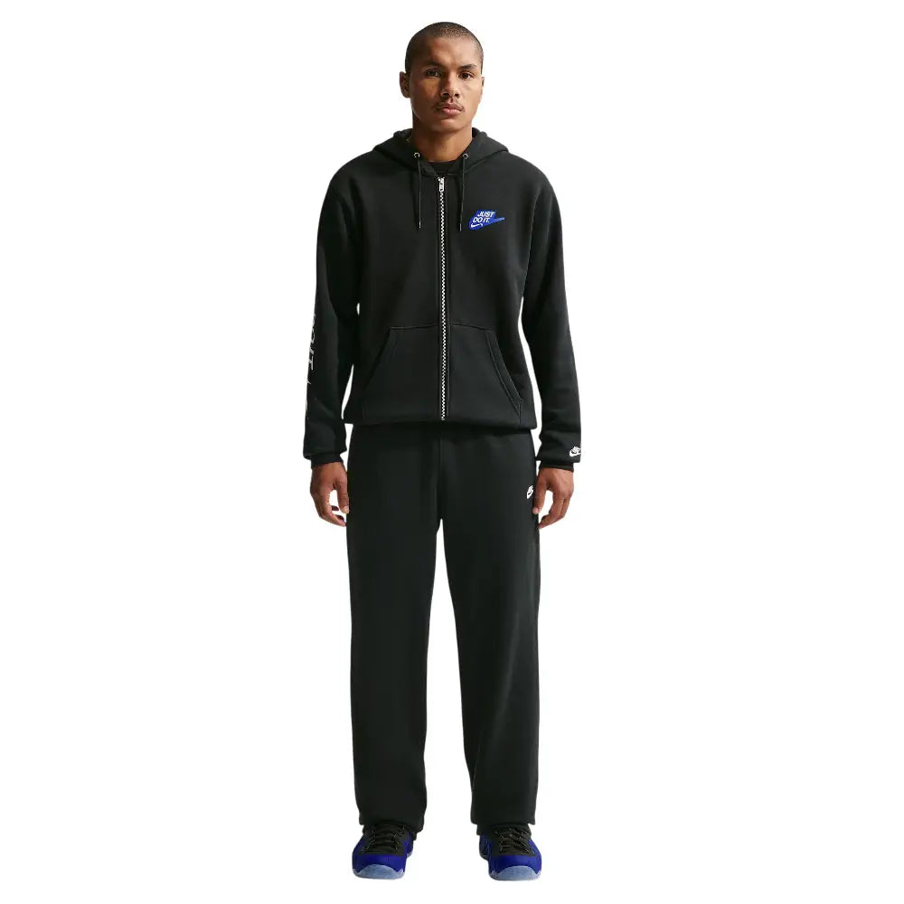 NIKE Sportswear Club Full-Zip Fleece Hoodie Black IO9616-010