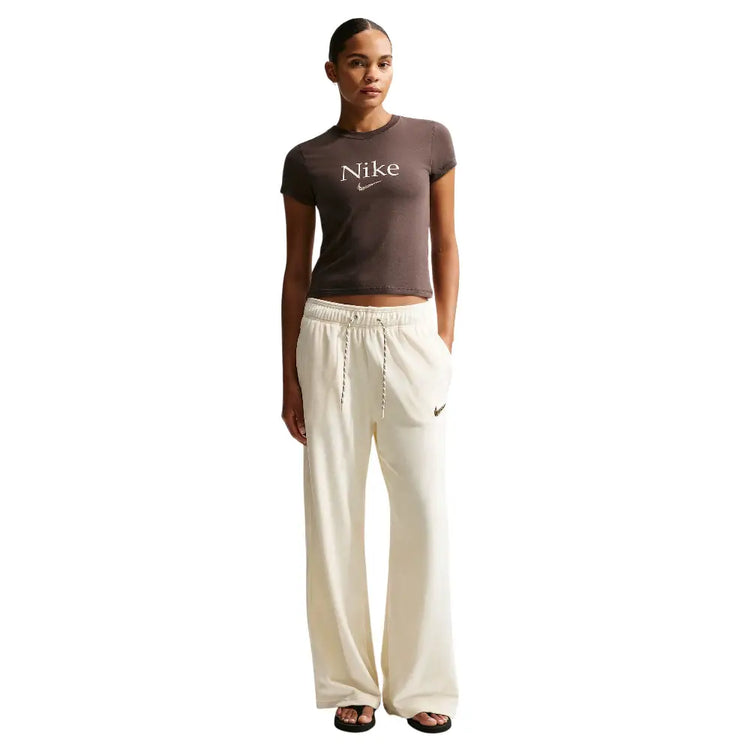 NIKE Sportswear Cropped T-Shirt Brown IQ0680-237