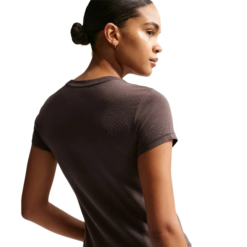 NIKE Sportswear Cropped T-Shirt Brown IQ0680-237