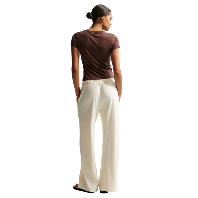 NIKE Sportswear Trend High-Rise Wide Velour Pants White IQ0681-113