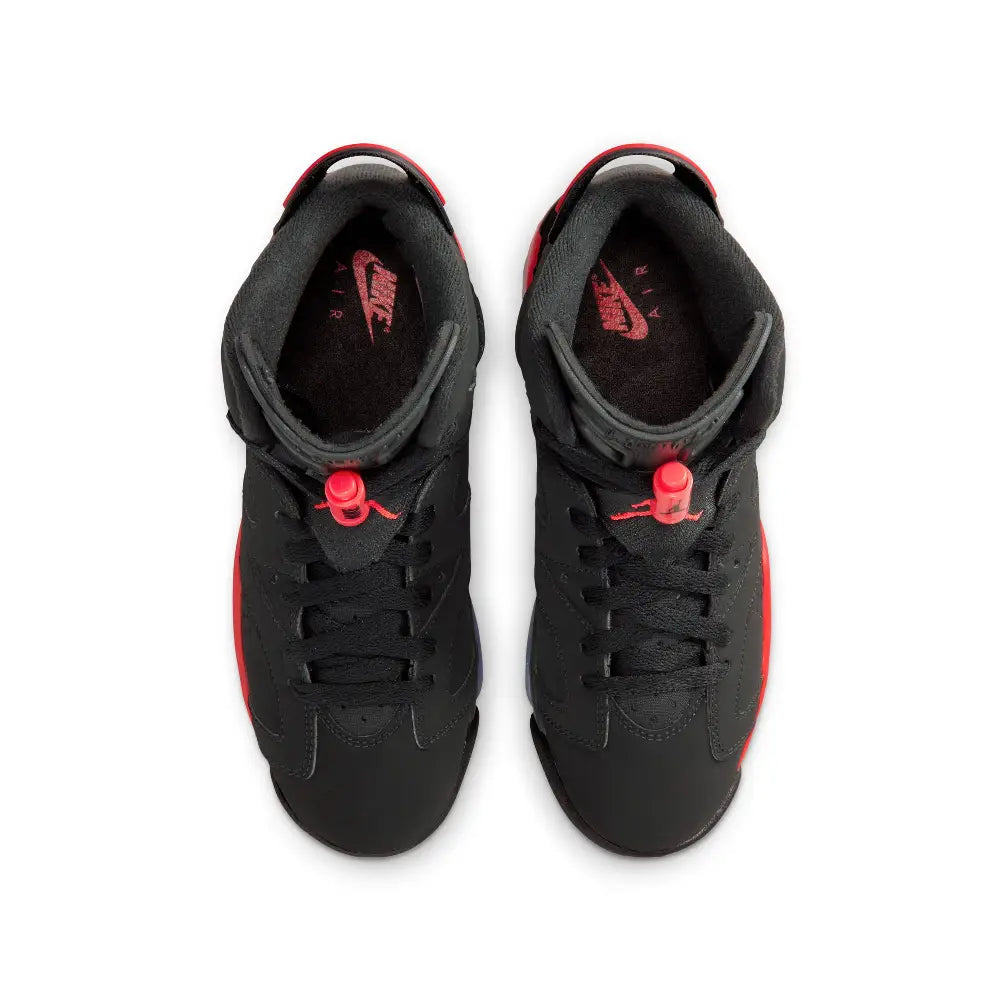 JORDAN Air Jordan 6 Retro "Infrared Salesman" Big Kids' Sneakers Black (GS) IQ1275-001