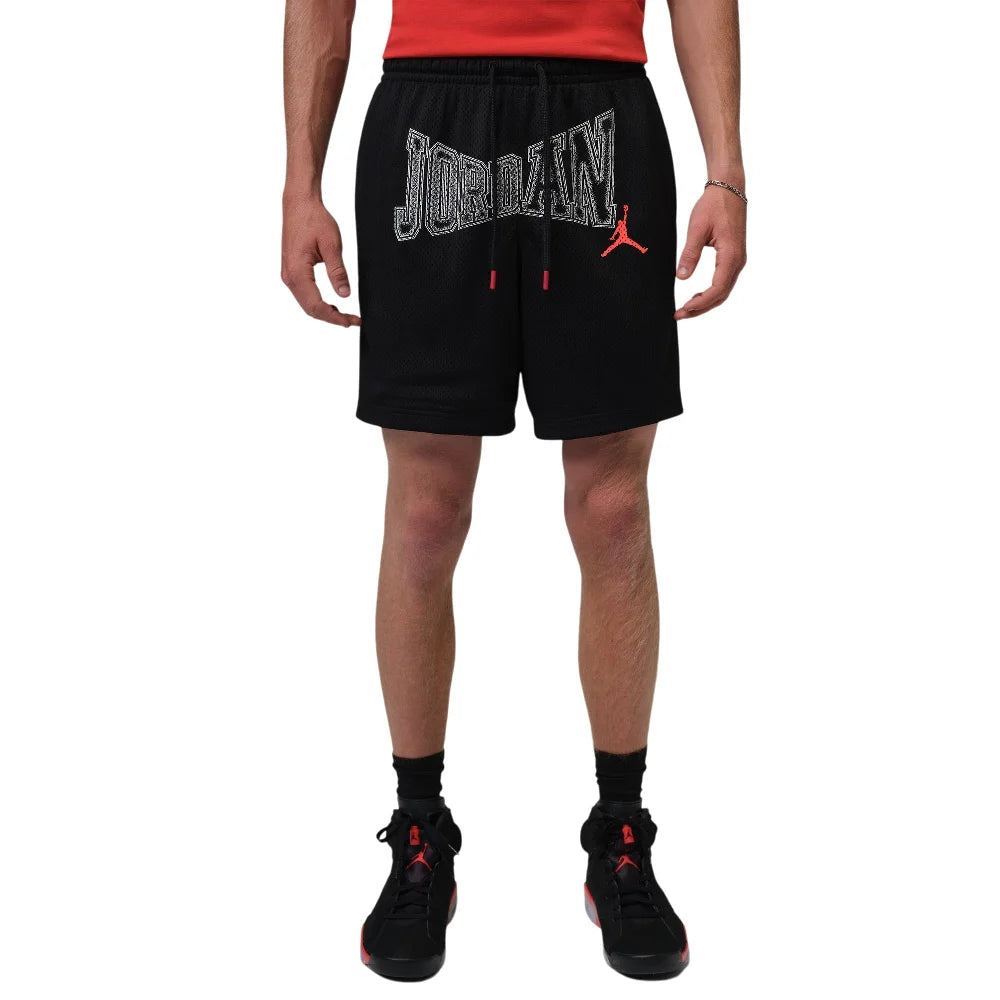 JORDAN Brooklyn 7" Mesh Shorts Black IR1485-010