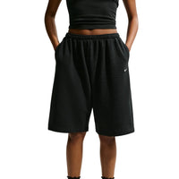 NIKE Sportswear Oversized Mid-Rise French Terry Bermuda Shorts Black IR1646-010