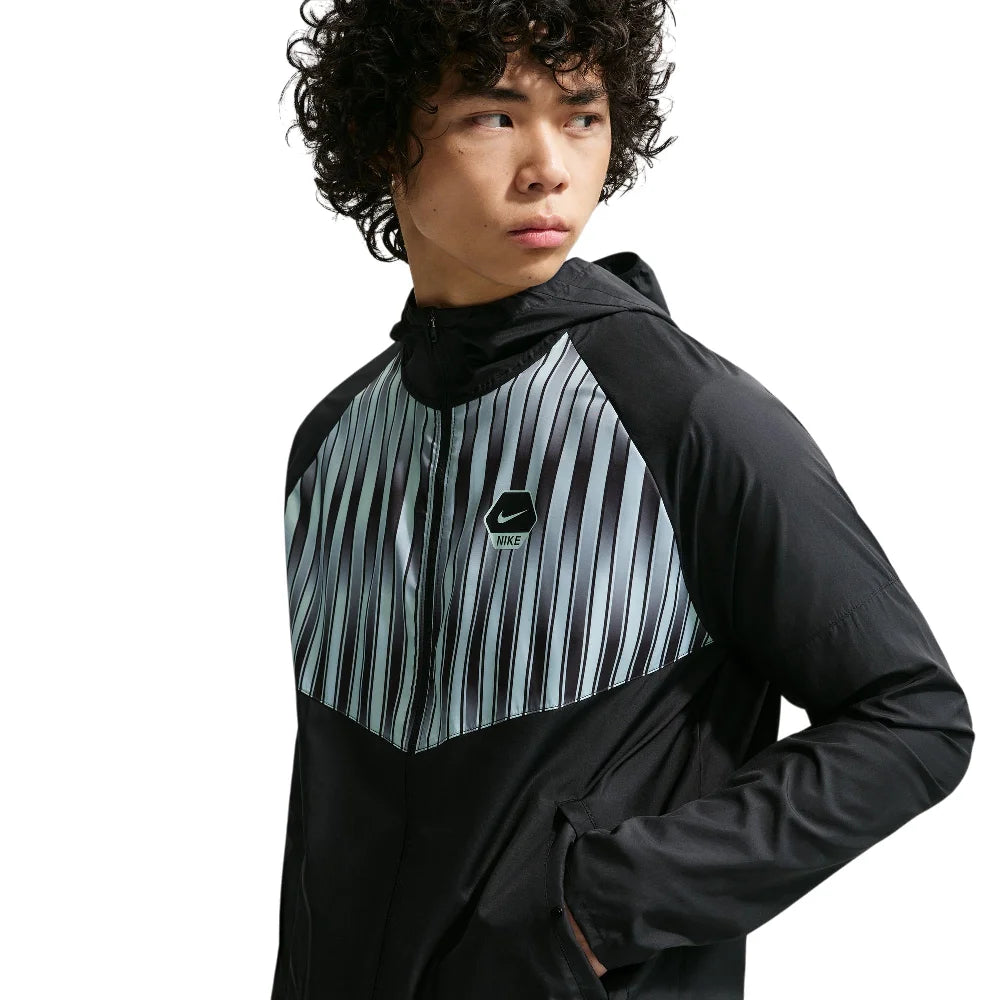 NIKE Sportswear Running AOP Jacket Black IR3051-010