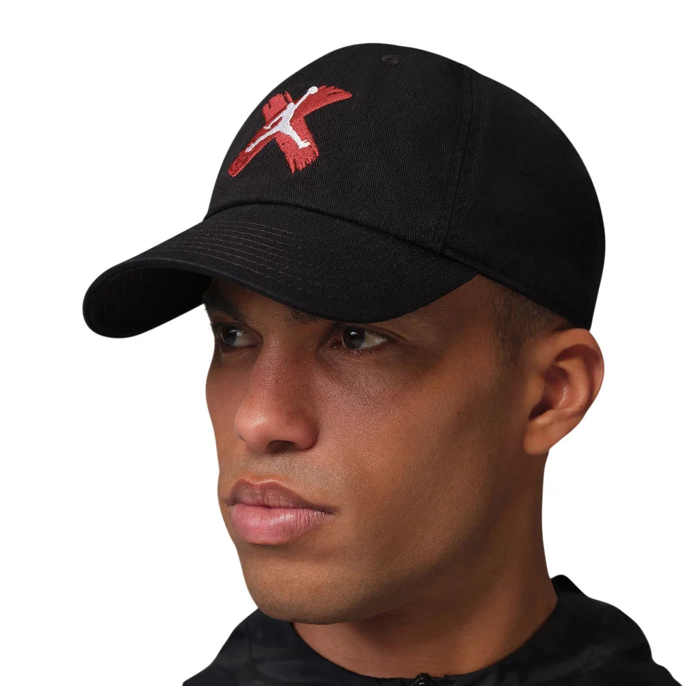 JORDAN Club Unstructured Curved-Bill Hat Black IR5997-010