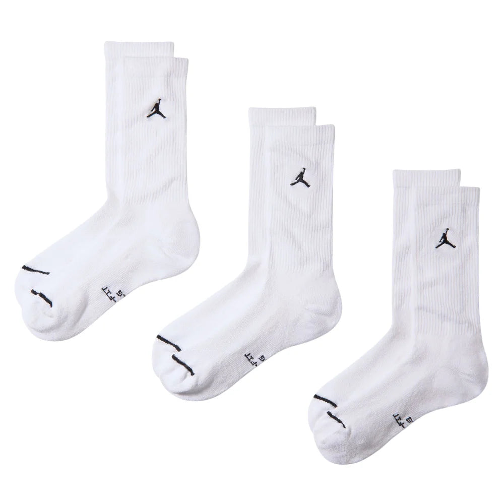 JORDAN Everyday Crew Socks (3 Pairs) White IR6319-100