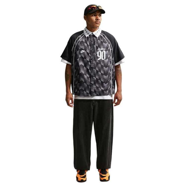 NIKE SB Mad 90 Pack "Hypervenom" SB Dri-FIT Bowler Short-Sleeve Shirt Black IR8701-010