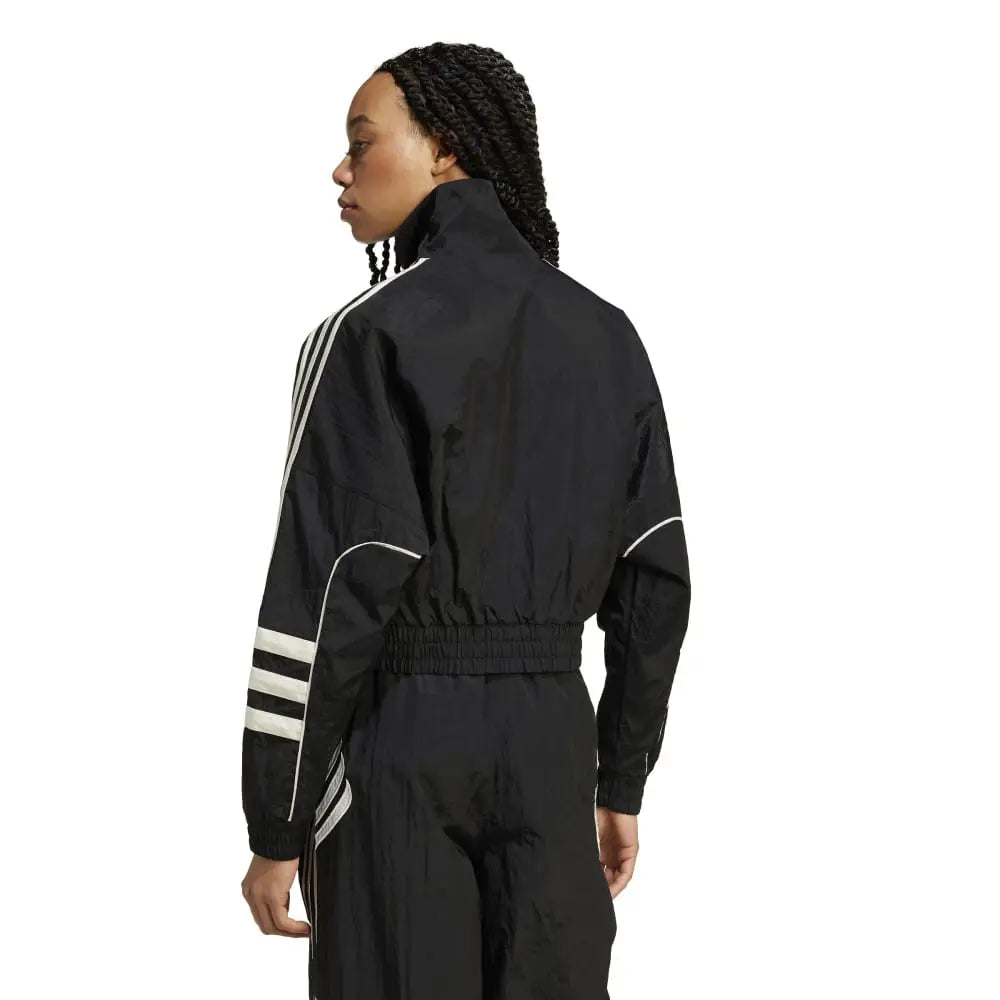 ADIDAS Atlanta Cut Line Loose Nylon Track Jacket IW5511