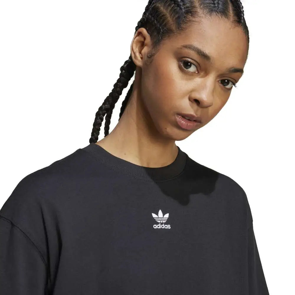 ADIDAS Essentials Boyfriend T-Shirt Black IY7321