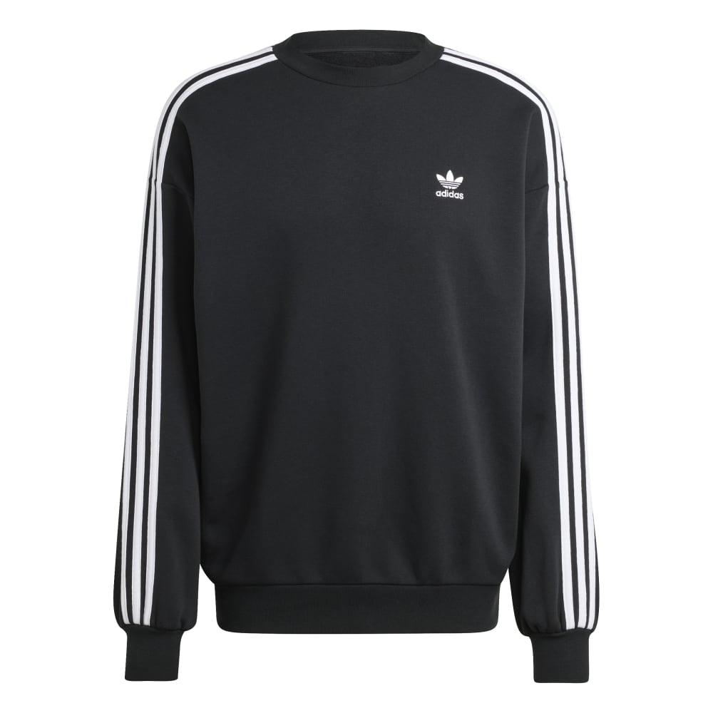 ADIDAS Adicolor Oversized Crew Sweatshirt Black IZ1829