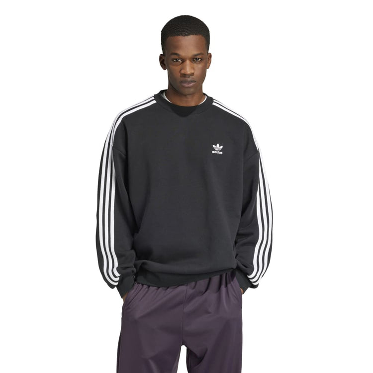 ADIDAS Adicolor Oversized Crew Sweatshirt Black IZ1829