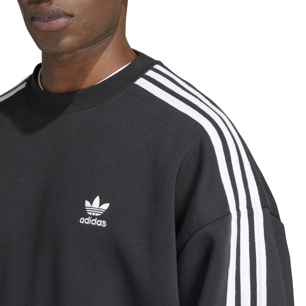 ADIDAS Adicolor Oversized Crew Sweatshirt Black IZ1829