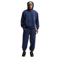 NIKE Solo Fleece Loose Cuffed Pants Blue IZ2770-410