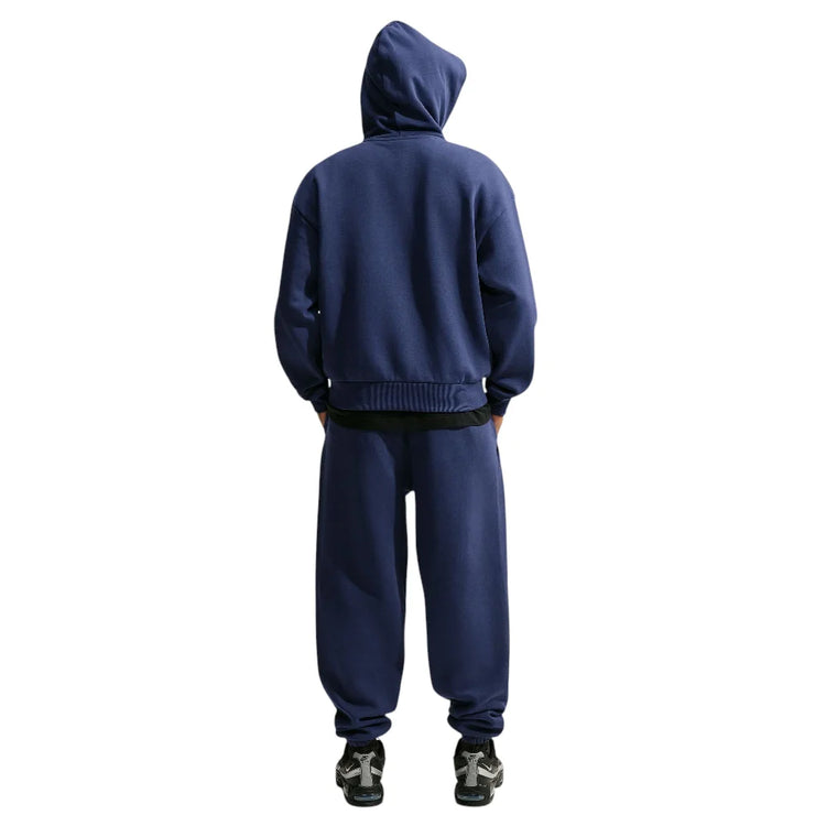 NIKE Solo Fleece Loose Cuffed Pants Blue IZ2770-410
