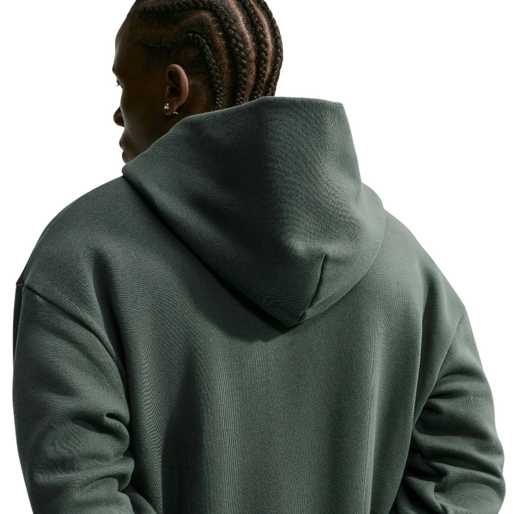NIKE Solo Fleece Loose Full-Zip Hoodie Green IZ2774-303