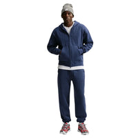 NIKE Solo Fleece Loose Full-Zip Hoodie Blue IZ2774-410