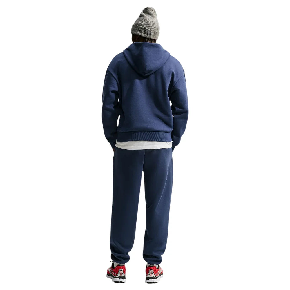 NIKE Solo Fleece Loose Full-Zip Hoodie Blue IZ2774-410