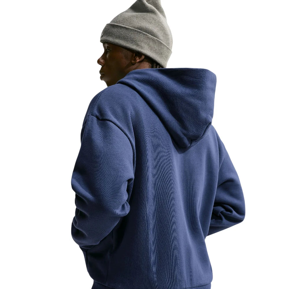 NIKE Solo Fleece Loose Full-Zip Hoodie Blue IZ2774-410